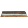 Dessus de table carré 80x80 cm 25-27 mm Bois de récupération 553331553331