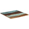 Dessus de table carré 80x80 cm 25-27 mm Bois de récupération 553331553331