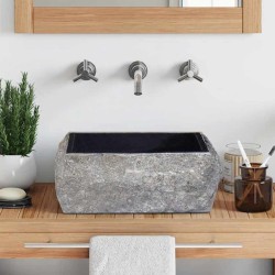 Lavabo Noir 30x30x13 cm Marbre 553360553360