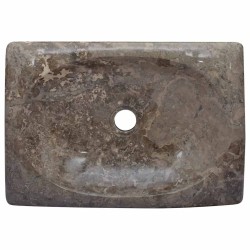 Lavabo Gris 50x35x10 cm Marbre 553371553371