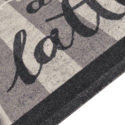 Tapis de cuisine lavable impression café noir 60x300 cm velours 553376553376