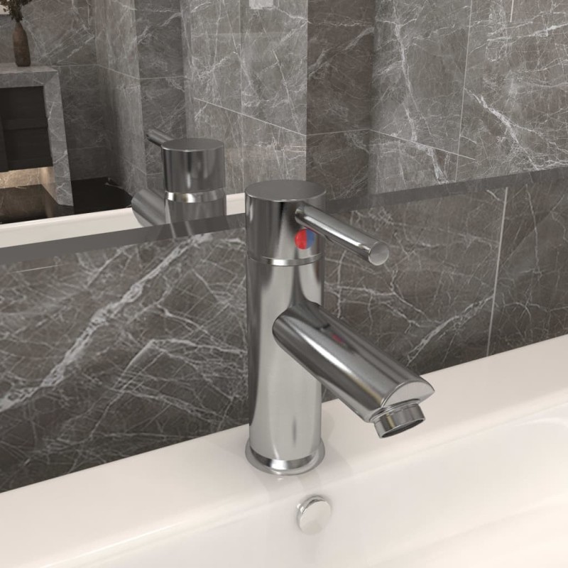 Robinet de lavabo de salle de bain Argenté 130x176 mm 553377553377