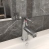 Robinet de lavabo de salle de bain Argenté 130x176 mm 553377553377