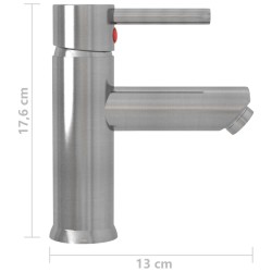 Robinet de lavabo de salle de bain Argenté 130x176 mm 553377553377