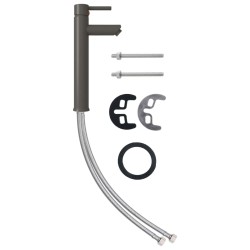 Mitigeur de salle de bain Gris 12x30 cm 553378553378