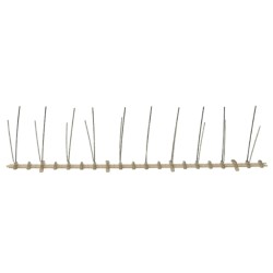 Ensemble de 20 pics à 2 rangées contre oiseaux Plastique 10m 553380553380