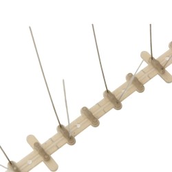 Ensemble de 20 pics à 2 rangées contre oiseaux Plastique 10m 553380553380