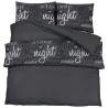 Ensemble de housse de couette Noir 140x200 cm Coton 553391553391