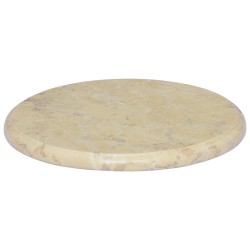 Dessus de table Crème Ø40x2,5 cm Marbre 553396553396