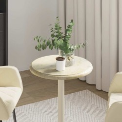 Dessus de table Crème Ø40x2,5 cm Marbre 553396553396