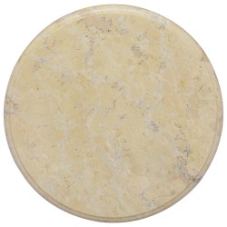 Dessus de table Crème Ø40x2,5 cm Marbre 553396553396