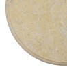 Dessus de table Crème Ø40x2,5 cm Marbre 553396553396