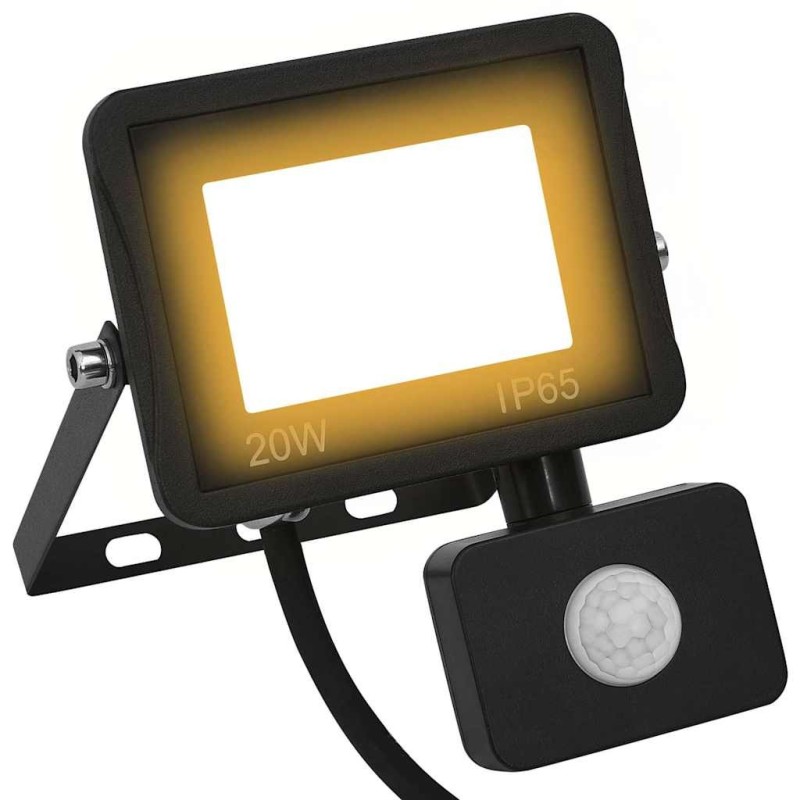 Projecteur à LED avec capteur 20 W Blanc chaud  553401553401