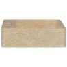 Lavabo Crème 40x40x12 cm Marbre 553412553412