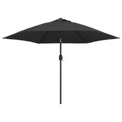 Parasol d'extérieur avec poteau en métal 300 cm Anthracite 553419553419