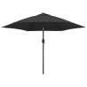 Parasol d'extérieur avec poteau en métal 300 cm Anthracite 553419553419