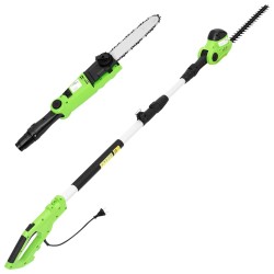 Tronçonneuse/Taille-haie à perche télescopique 25/41cm 710/550W 553430553430