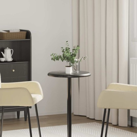Dessus de table Noir Ø40x2,5 cm Marbre 553434553434