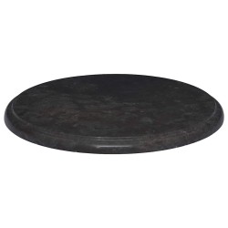 Dessus de table Noir Ø40x2,5 cm Marbre 553434553434