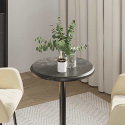 Dessus de table Noir Ø40x2,5 cm Marbre 553434553434