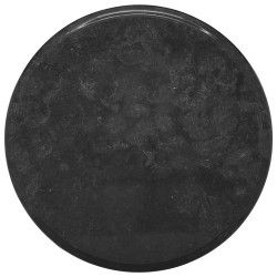 Dessus de table Noir Ø40x2,5 cm Marbre 553434553434