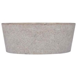Lavabo Gris Ø40x15 cm Marbre 553436553436