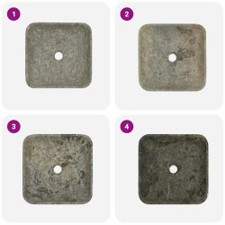 Lavabo Gris 40x40x10 cm Marbre 553438553438