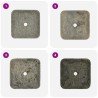 Lavabo Gris 40x40x10 cm Marbre 553438553438