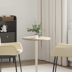 Dessus de table Crème Ø50x2,5 cm Marbre 553439553439
