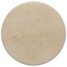 Dessus de table Crème Ø50x2,5 cm Marbre 553439553439