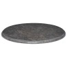 Dessus de table Noir Ø60x2,5 cm Marbre 553440553440