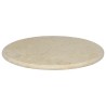 Dessus de table Crème Ø60x2,5 cm Marbre 553441553441