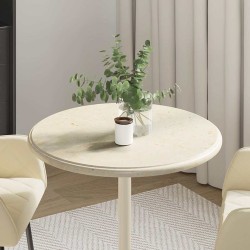 Dessus de table Crème Ø60x2,5 cm Marbre 553441553441
