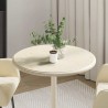 Dessus de table Crème Ø60x2,5 cm Marbre 553441553441