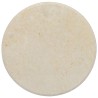 Dessus de table Crème Ø60x2,5 cm Marbre 553441553441
