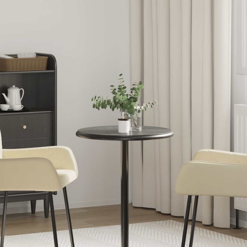 Dessus de table Noir Ø50x2,5 cm Marbre 553452553452