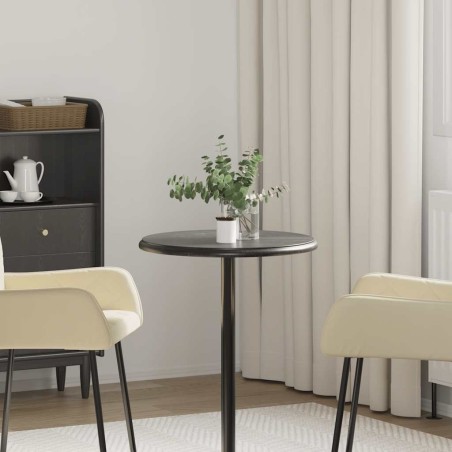 Dessus de table Noir Ø50x2,5 cm Marbre 553452553452