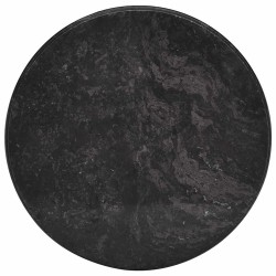 Dessus de table Noir Ø50x2,5 cm Marbre 553452553452