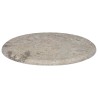 Dessus de table Gris Ø50x2,5 cm Marbre 553453553453