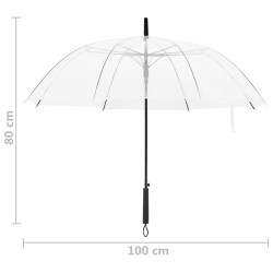 Parapluie Transparent 100 cm 553454553454