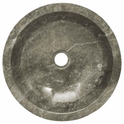 Lavabo Gris Ø40x12 cm Marbre 553470553470
