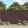 Écrans d'intimité de jardin 4 pcs PVC 35x0,19 m Marron 553490553490