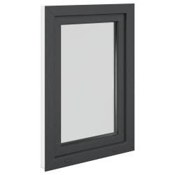 Fenêtre de sous-sol RISOR Anthracite 60 x 90 cm PVC et verre 553493553493