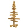 Arbre de Noël en bois Marron 60 cm Bois massif en pin 553495553495