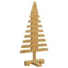 Arbre de Noël en bois Marron 60 cm Bois massif en pin 553495553495