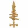 Arbre de Noël en bois Marron 60 cm Bois massif en pin 553495553495