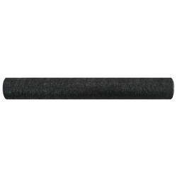 Filet brise-vue Noir 1,2x10 m PEHD 75 g/m² 553509553509