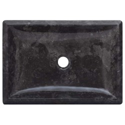 Lavabo Noir 50x35x10 cm Marbre 553529553529
