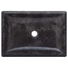 Lavabo Noir 50x35x10 cm Marbre 553529553529