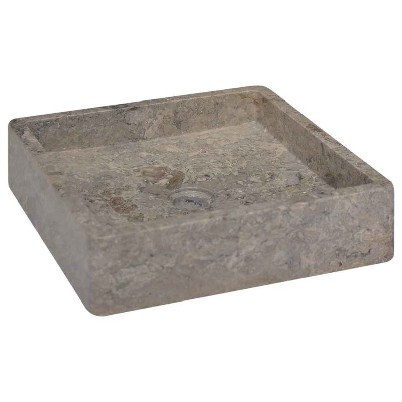 Lavabo Gris 40x40x10 cm Marbre 553531553531